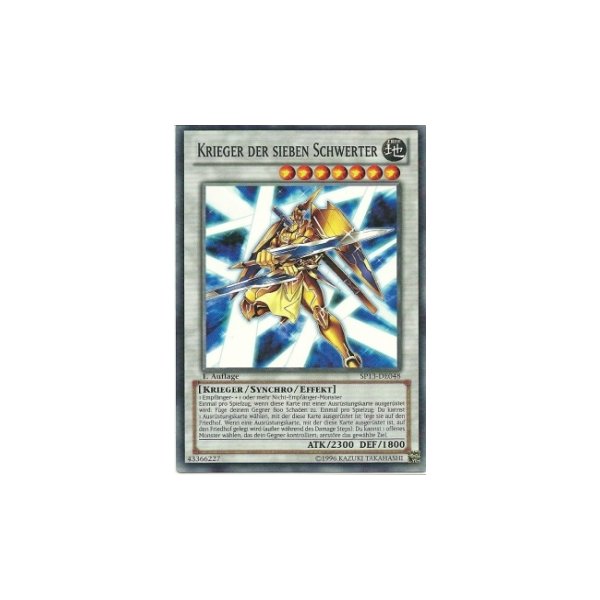 Krieger der Sieben Schwerter STARFOIL SP13-DE048