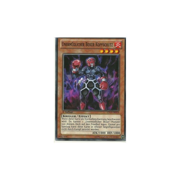 Unerm&uuml;dlicher Boxer Kopfschutz LTGY-DE016