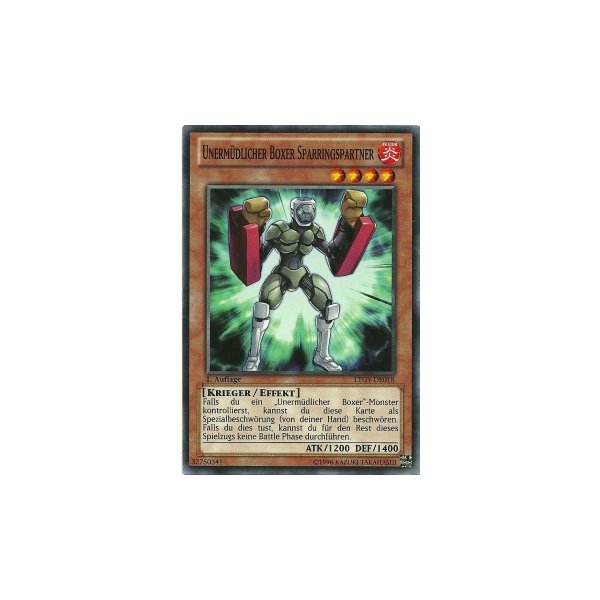 Unerm&uuml;dlicher Boxer Sparringspartner LTGY-DE018
