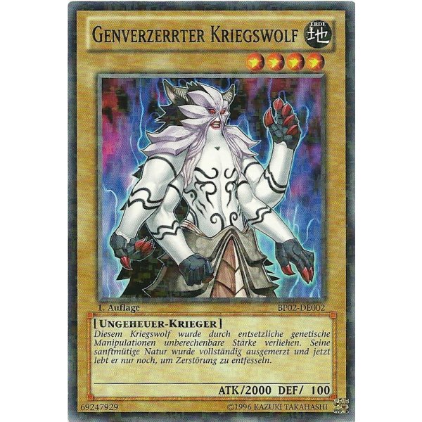 Genverzerrter Kriegswolf MOSAIC RARE BP02-DE002