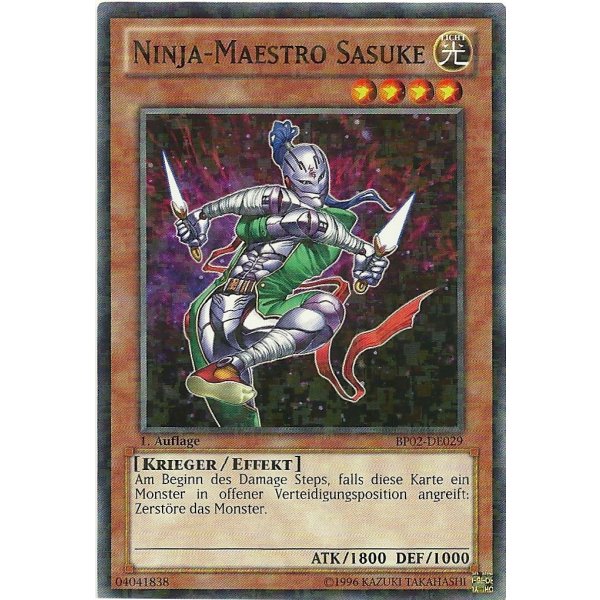 Ninja-Maestro Sasuke MOSAIC RARE BP02-DE029