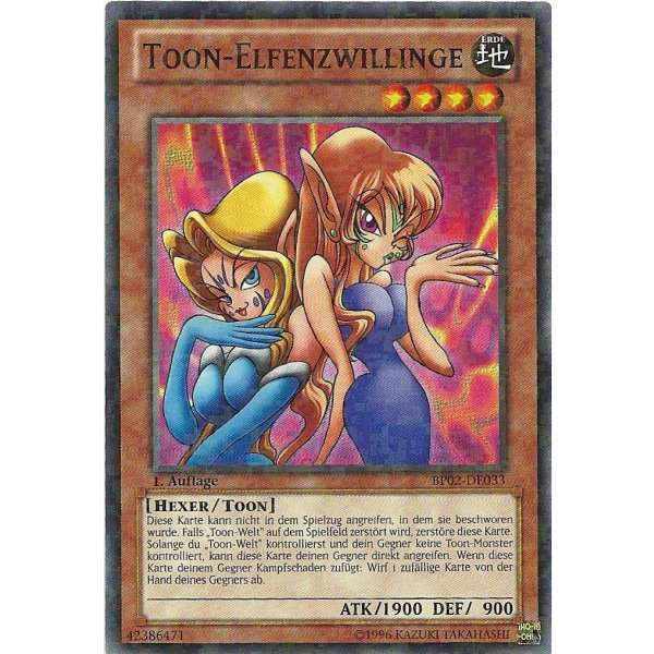 Toon-Elfenzwillinge MOSAIC RARE BP02-DE033