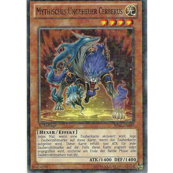 Mythisches Ungeheuer Cerberus MOSAIC RARE BP02-DE042