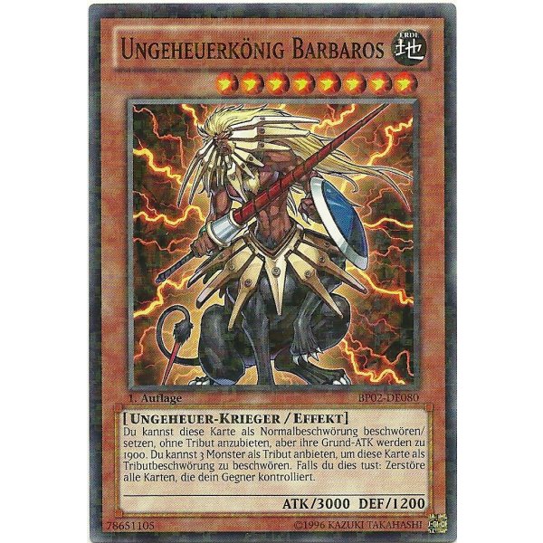 Ungeheuerk&ouml;nig Barbaros MOSAIC RARE BP02-DE080