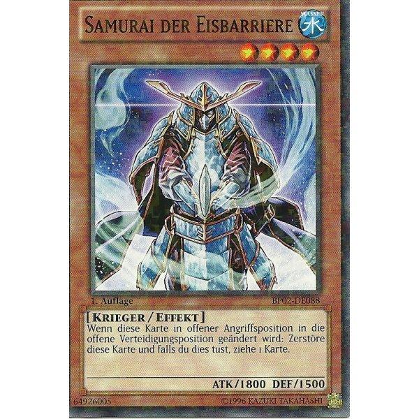 Samurai der Eisbarriere MOSAIC RARE BP02-DE088