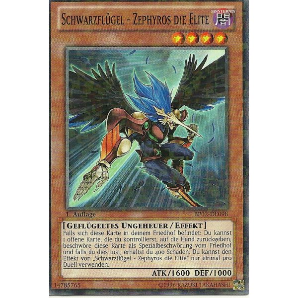 Schwarzfl&uuml;gel - Zephyros die Elite MOSAIC RARE BP02-DE098