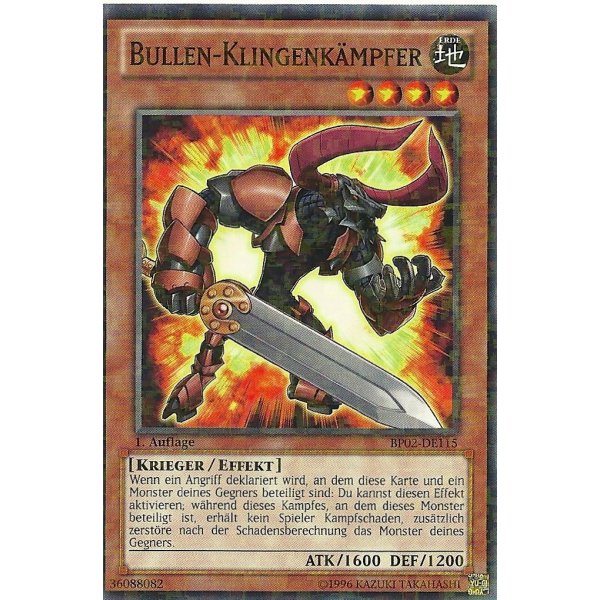 Bullen-Klingenk&auml;mpfer MOSAIC RARE BP02-DE115