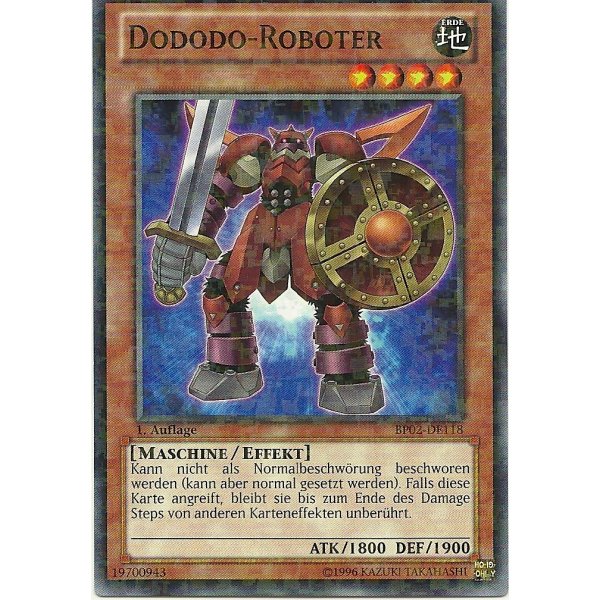 Dododo-Roboter MOSAIC RARE BP02-DE118