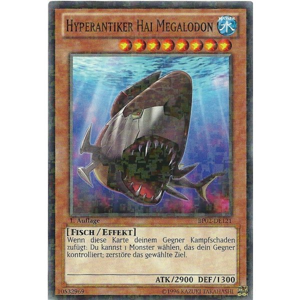 Hyperantiker Hai Megalodon MOSAIC RARE BP02-DE121