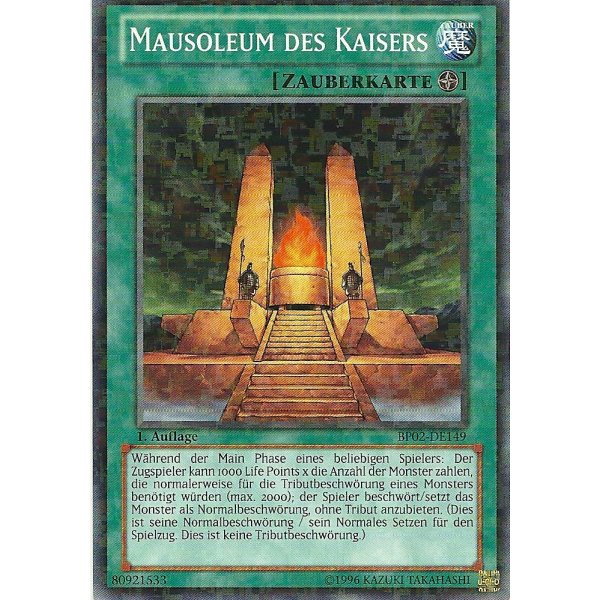 Mausoleum des Kaisers MOSAIC RARE BP02-DE149