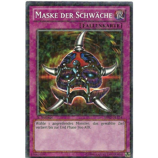 Maske der Schw&auml;che MOSAIC RARE BP02-DE174