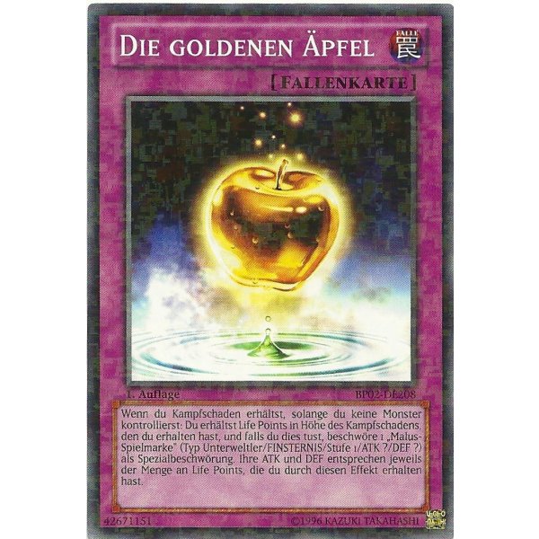 Die goldenen &Auml;pfel MOSAIC RARE BP02-DE208