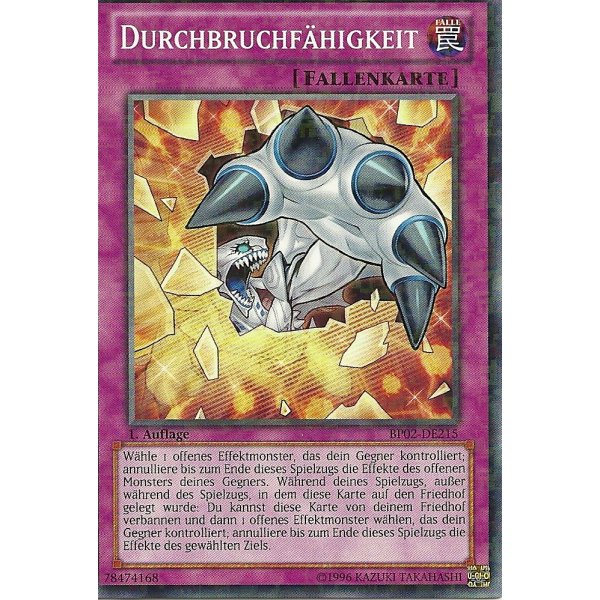 Durchbruchf&auml;higkeit MOSAIC RARE BP02-DE215