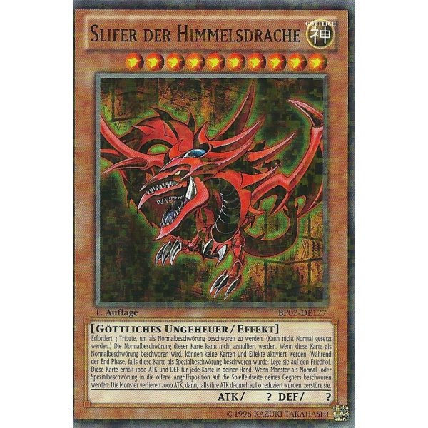 Slifer der Himmelsdrache MOSAIC RARE BP02-DE127