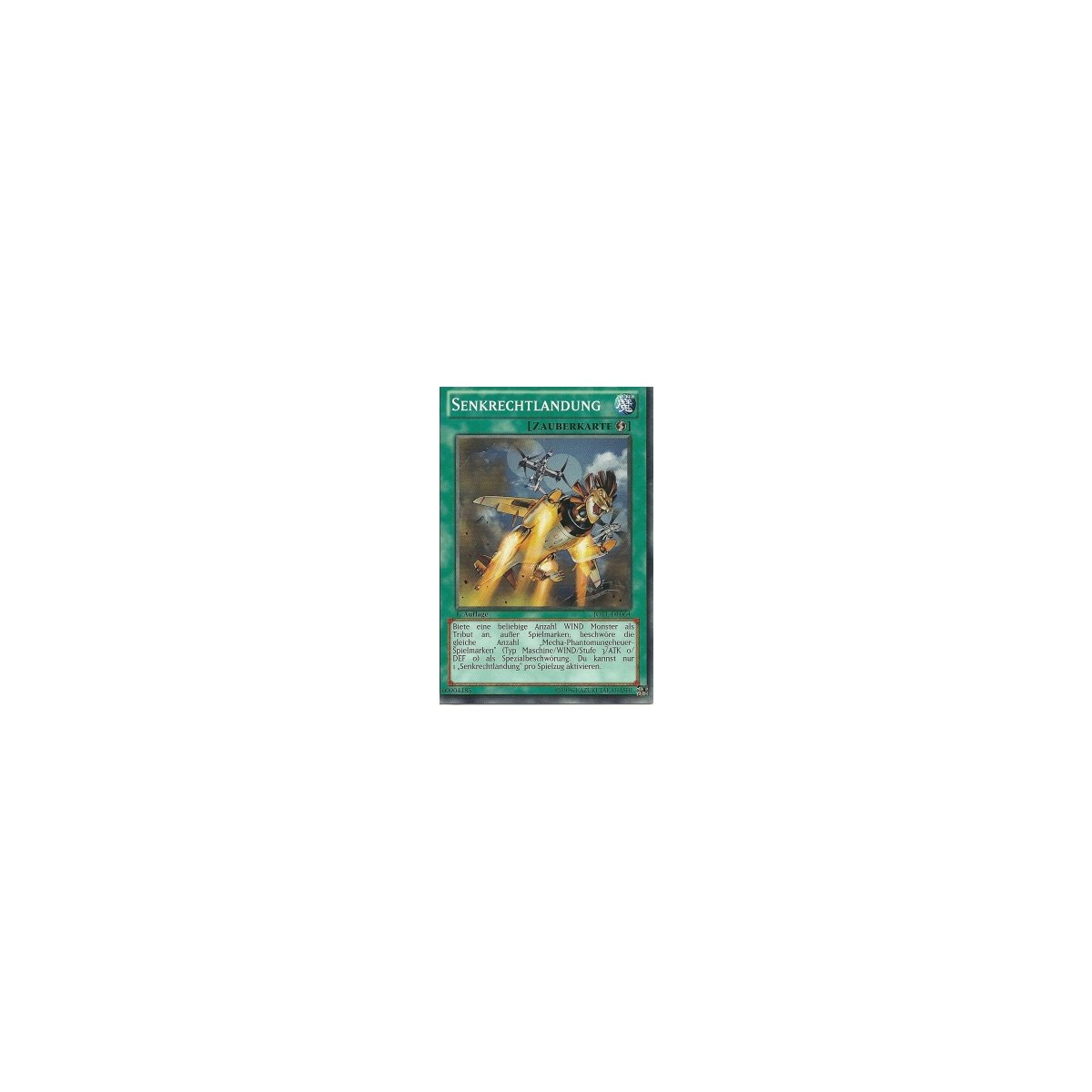 Yu-Gi-Oh! Karte – Vertikale Landung (JOTL-EN064) – Common, Unlimited Edition – Aus Urteil Des Lichts Set
