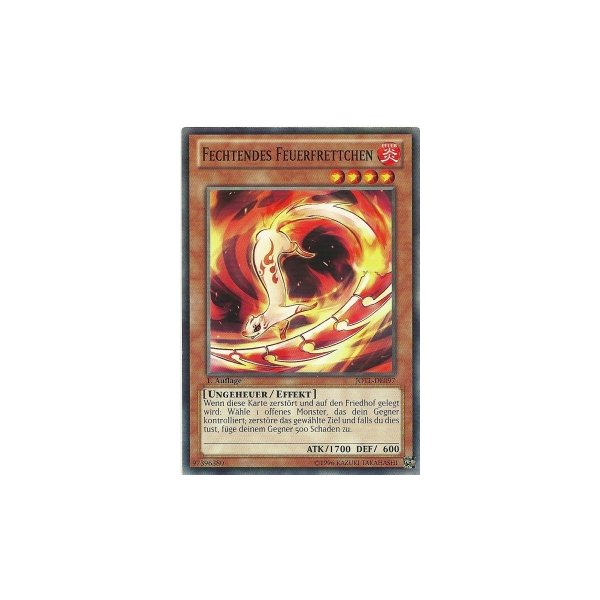 Fechtendes Feuerfrettchen JOTL-DE097