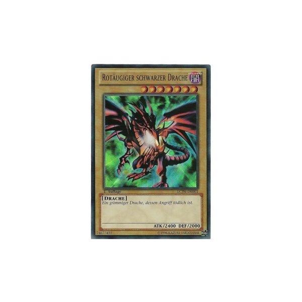 Rot&auml;ugiger schwarzer Drache LCJW-DE003