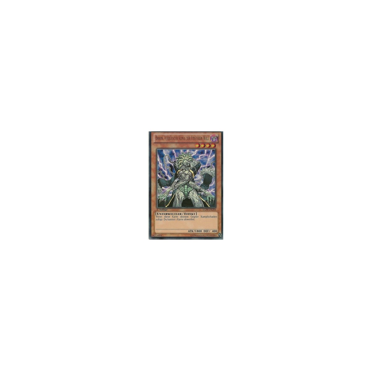 Yu-Gi-Oh! Sammelkarte 'Beiige, Frontkämpfer Der Finsteren Welt' – 1. Auflage, Inkl. GWINDI Schutzhülle & Bonuspunkte