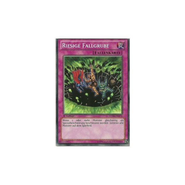 Riesige Fallgrube LCJW-DE276