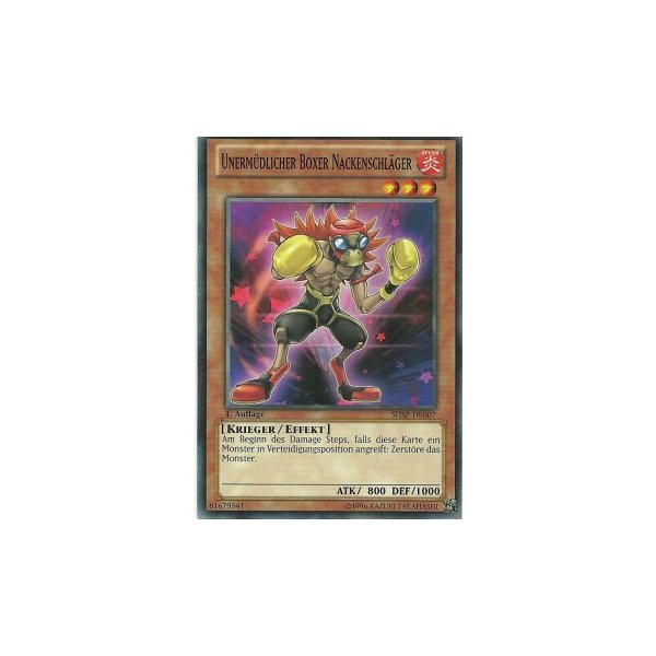 Unerm&uuml;dlicher Boxer Nackenschl&auml;ger SHSP-DE007