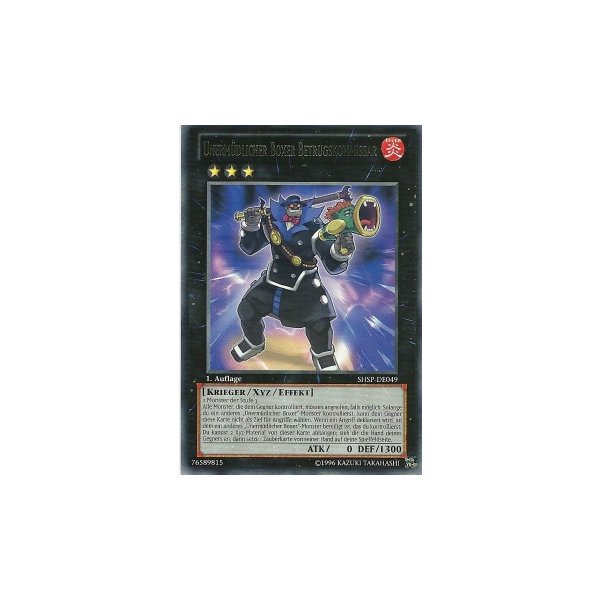 Unerm&uuml;dlicher Boxer Betrugskommissar SHSP-DE049