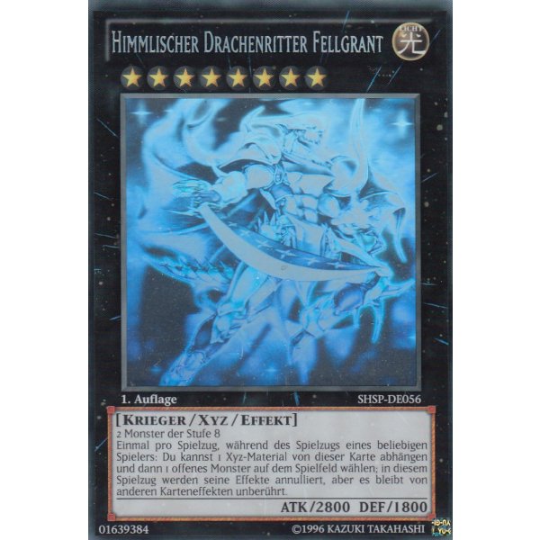Himmlischer Drachenritter Fellgrant (Ghost Rare) SHSP-DE056gr