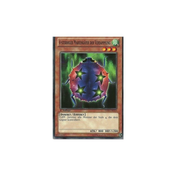 4-Sterniger Marienk&auml;fer der Verdammung YSYR-DE010