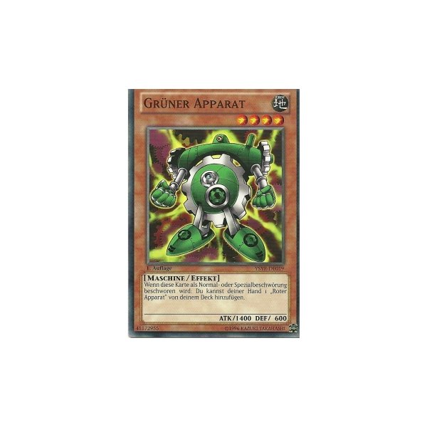 Gr&uuml;ner Apparat YSYR-DE019