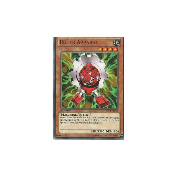 Roter Apparat YSYR-DE020