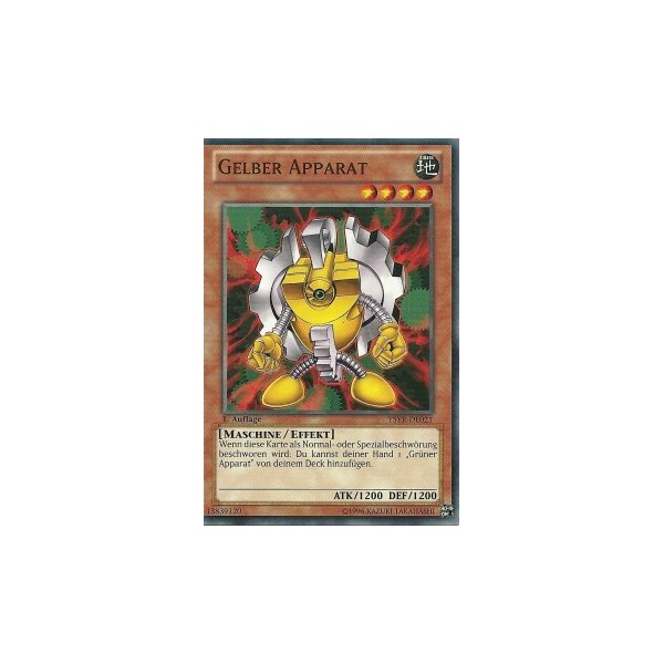 Gelber Apparat YSYR-DE021