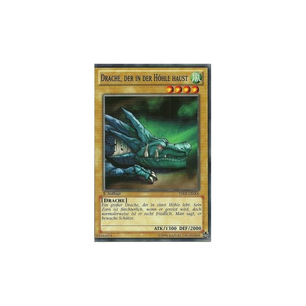 Drache, der in der H&ouml;hle haust YSKR-DE006