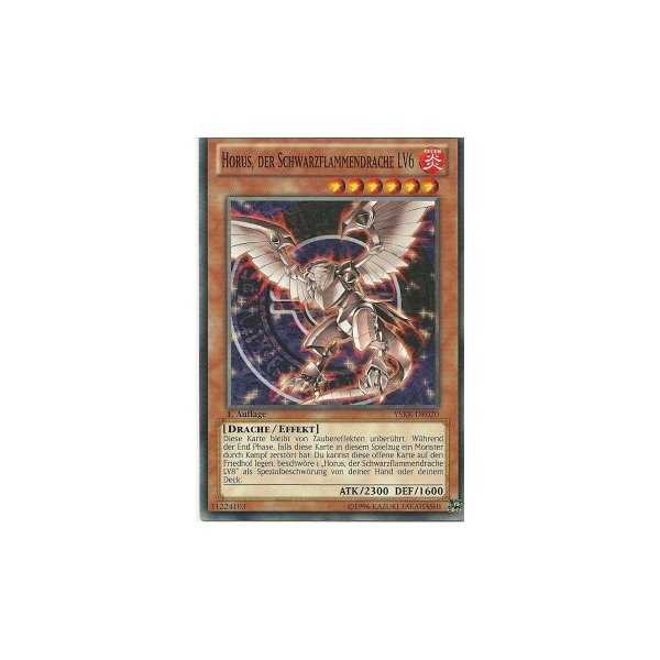Horus, der Schwarzflammendrache LV6 YSKR-DE020