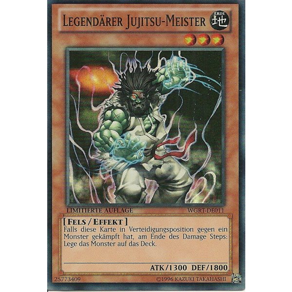 Legend&auml;rer Jujitsu-Meister WGRT-DE011