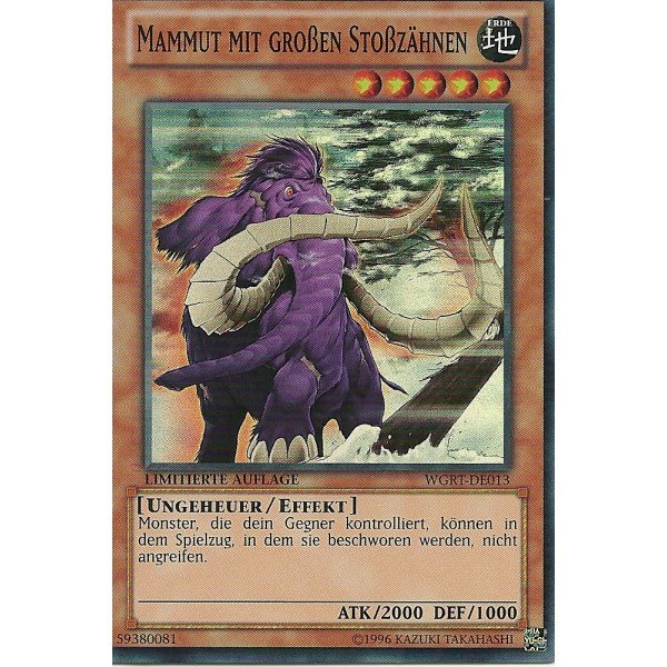 Mammut mit gro&szlig;en Sto&szlig;z&auml;hnen WGRT-DE013