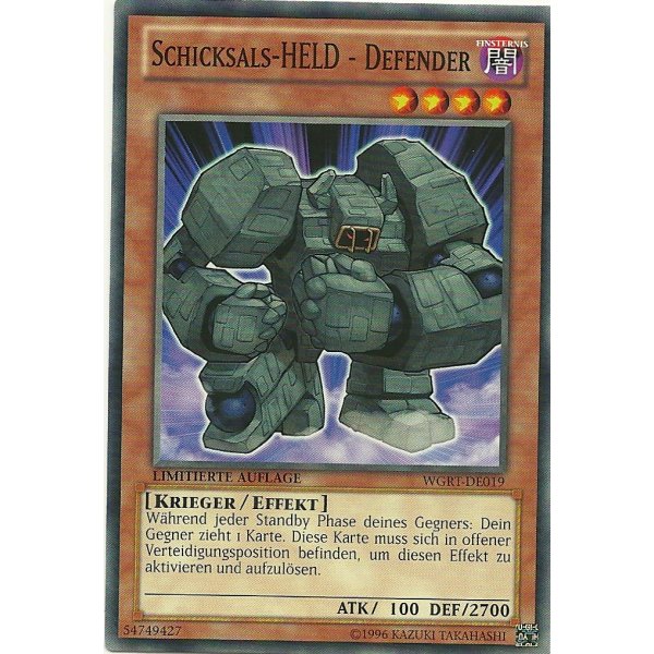 Schicksals-HELD - Defender WGRT-DE019