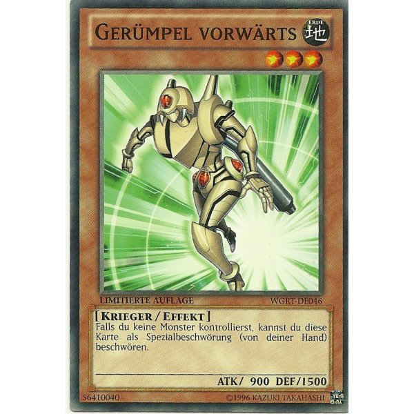 Ger&uuml;mpel vorw&auml;rts WGRT-DE046
