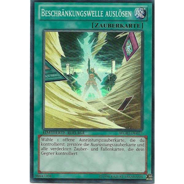 Beschr&auml;nkungswelle ausl&ouml;sen WGRT-DE077