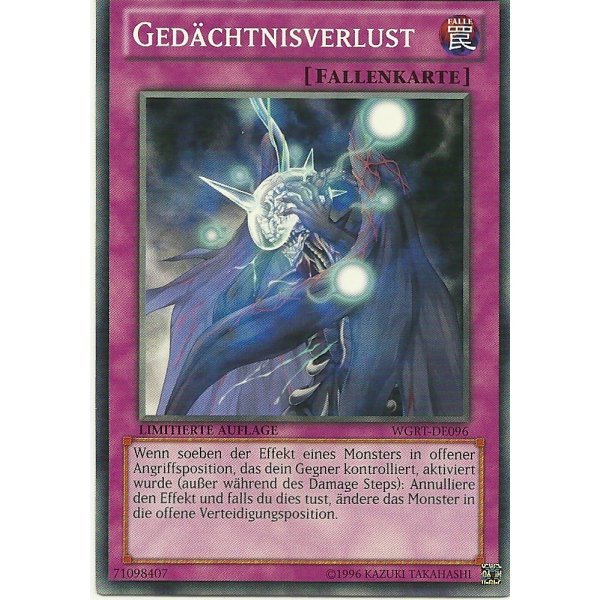 Ged&auml;chtnisverlust WGRT-DE096