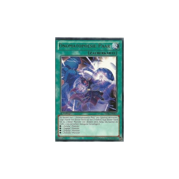 Onomatopoesie-Paar LVAL-DE067