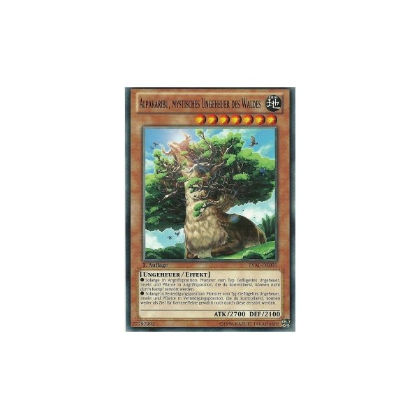 Alpakaribu, mystisches Ungeheuer des Waldes LVAL-DE095