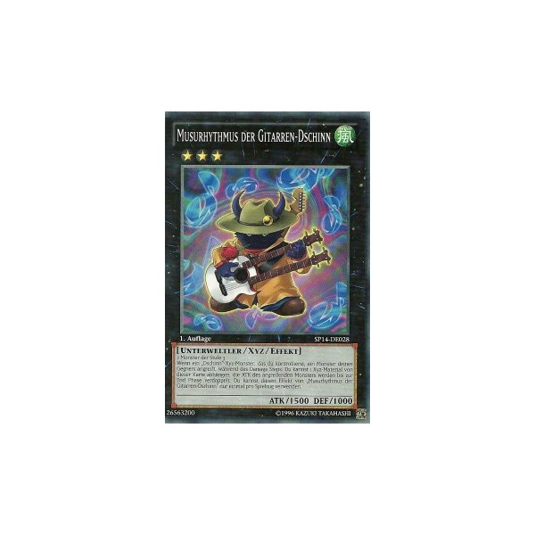 Musurhythmus der Gitarren-Dschinn STARFOIL SP14-DE028