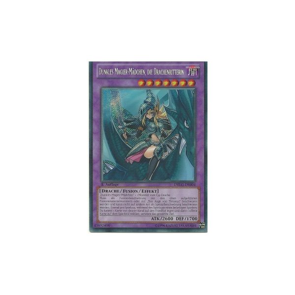 Dunkles Magier-M&auml;dchen, die Drachenritterin DRLG-DE004