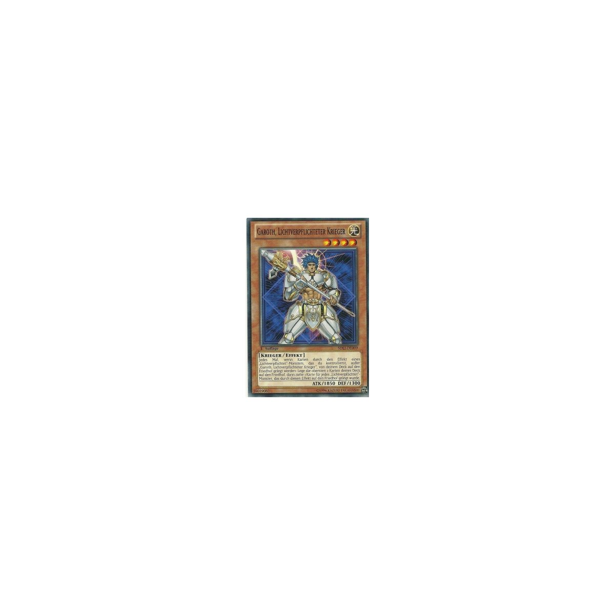 Garoth Garoth, Lichtverpflichteter Krieger SDLI-DE009 Yugioh GttG
