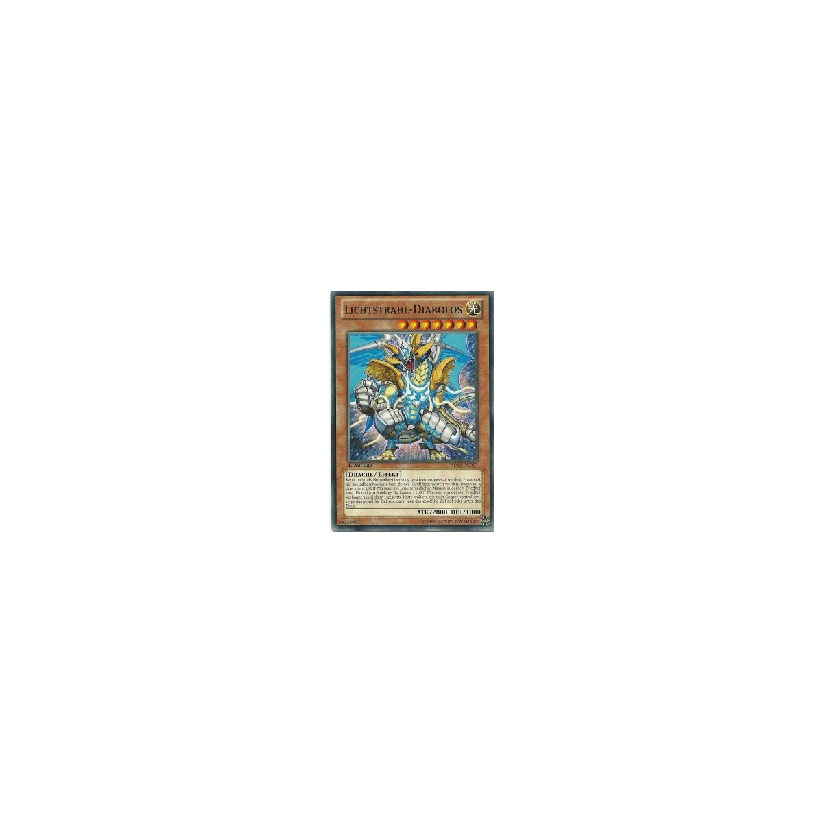 Lichtstrahl-Diabolos SDLI-DE017 Yugioh - Gate to the Games Lichtstrahl-Diabolos SDLI-DE017 Yugioh - Gate to the Games