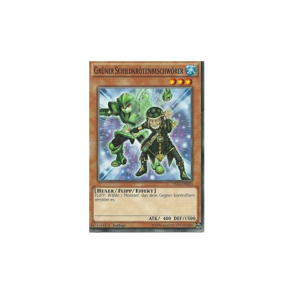 Gr&uuml;ner Schildkr&ouml;tenbeschw&ouml;rer YS14-DE020