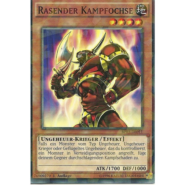 Rasender Kampfochse SHATTERFOIL BP03-DE011