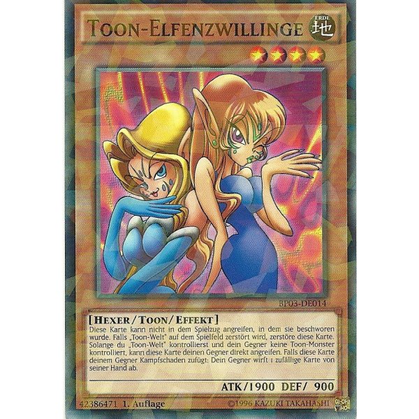 Toon-Elfenzwillinge SHATTERFOIL BP03-DE014