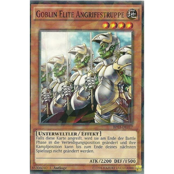 Goblin Elite Angriffstrupp SHATTERFOIL BP03-DE017