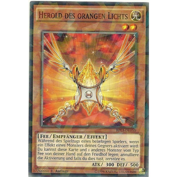 Herold des orangen Lichts SHATTERFOIL BP03-DE050