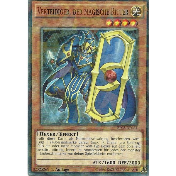 Verteidiger, der magische Ritter (Verteidiger, Magischer Ritter) SHATTERFOIL BP03-DE054